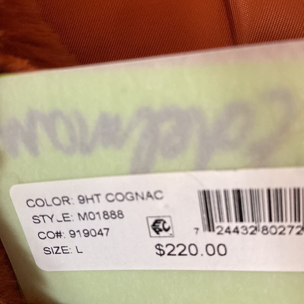 NWT Sam Edelman Rust Color Faux Fur - Picture 8 of 8
